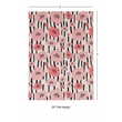 Linon Washable Lauren Polyester 5'x7' Rug in Ivory