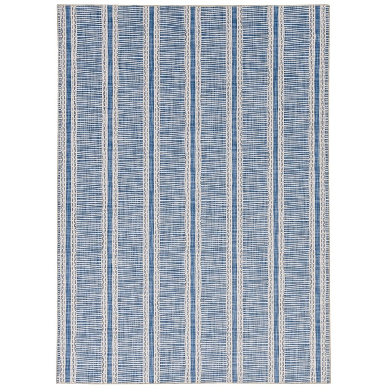 Linon Washable Walton Polyester 2'x3' Rug in Ivory
