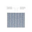Linon Washable Walton Polyester 2'x3' Rug in Ivory