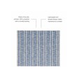 Linon Washable Walton Polyester 2'x3' Rug in Ivory