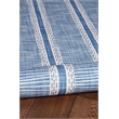 Linon Washable Walton Polyester 2'x8' Rug in Ivory
