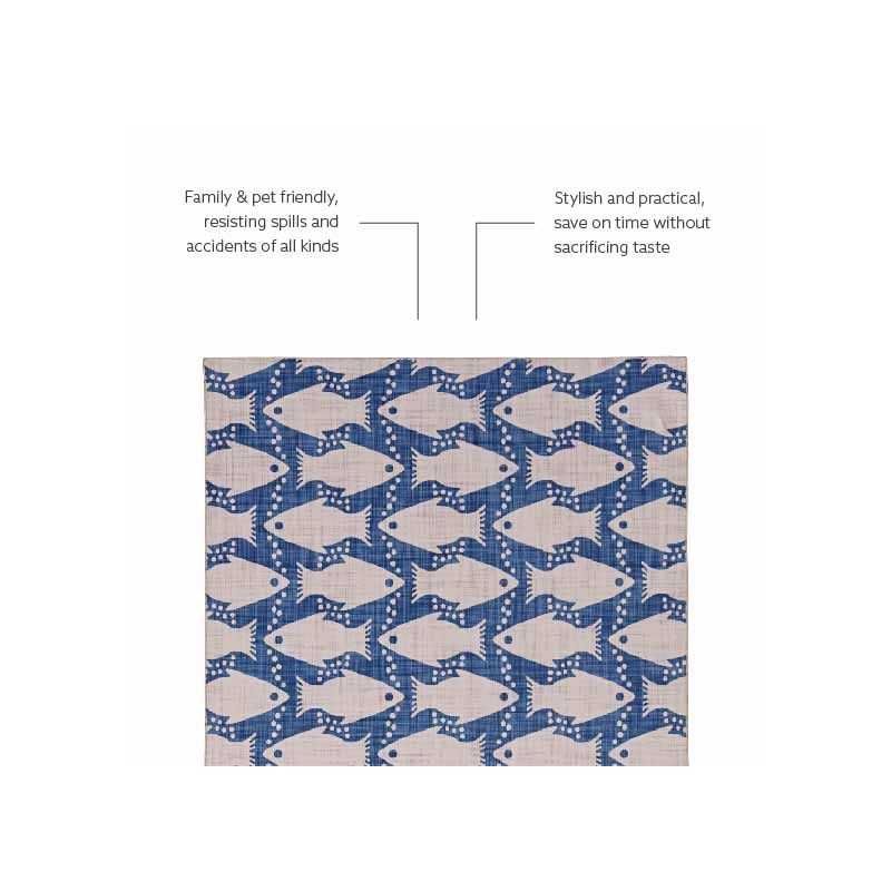 Linon Washable Shailley Polyester 2'x3' Rug in Ivory