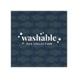 Linon Washable Shailley Polyester 2'x3' Rug in Ivory