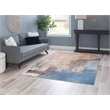 Linon Washable Keller Polyester 5'x7' Rug in Beige