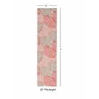 Linon Washable Hayden Polyester 2'x8' Rug in Ivory
