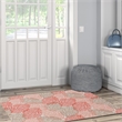 Linon Washable Hayden Polyester 3'x5' Rug in Ivory