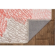 Linon Washable Hayden Polyester 5'x7' Rug in Ivory