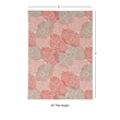 Linon Washable Hayden Polyester 5'x7' Rug in Ivory