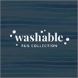 Linon Washable Larson Polyester 2'x3' Rug in Ivory