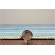 Linon Washable Larson Polyester 3'x5' Rug in Ivory
