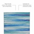 Linon Washable Larson Polyester 3'x5' Rug in Ivory