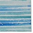 Linon Washable Larson Polyester 3'x5' Rug in Ivory