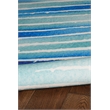 Linon Washable Larson Polyester 5'x7' Rug in Ivory