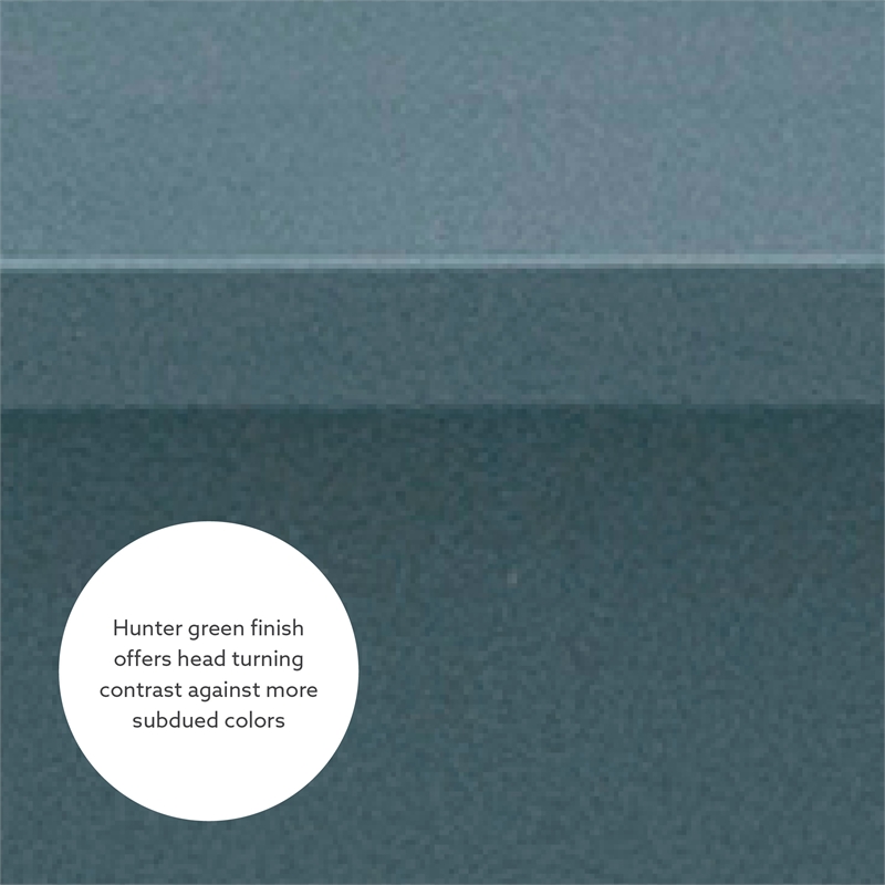 Linon Flint Commercial Grade Set of 2 Lattice Back Counter Stools in Green Wood