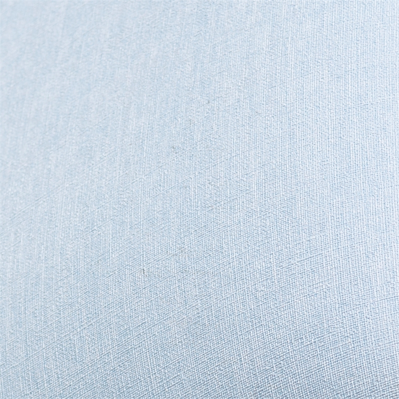 Linon Maldon Set of Two Slat Back Side Chairs Blue Padded Seats in White Wood