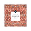 Linon Washable Colson Polyester 2'x8' Rug in Red
