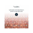 Linon Washable Colson Polyester 2'x8' Rug in Red