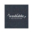 Linon Washable Colson Polyester 3'x5' Rug in Red