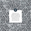 Linon Washable Kai Polyester 2'x8' Rug in Ivory and Black