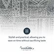 Linon Washable Kylen Polyester 2'x3' Rug in Ivory
