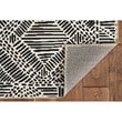 Linon Washable Kylen Polyester 2'x8' Rug in Ivory