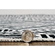 Linon Washable Kylen Polyester 2'x8' Rug in Ivory
