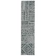 Linon Washable Kylen Polyester 2'x8' Rug in Ivory