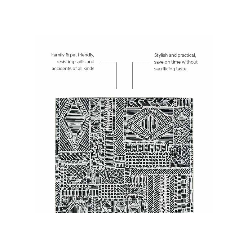 Linon Washable Kylen Polyester 2'x8' Rug in Ivory