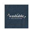 Linon Washable Kylen Polyester 2'x8' Rug in Ivory