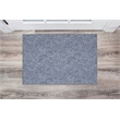 Linon Washable Lathan Polyester 2'x3' Rug in Gray