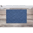 Linon Washable Lathan Polyester 2'x3' Rug in Blue