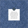 Linon Washable Lathan Polyester 2'x3' Rug in Blue