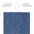 Linon Washable Lathan Polyester 2'x3' Rug in Blue