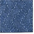Linon Washable Lathan Polyester 2'x3' Rug in Blue