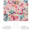 Linon Washable Gatlin Polyester 2'x3' Rug in Raspberry Red