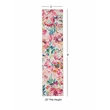 Linon Washable Gatlin Polyester 2'x8' Rug in Raspberry Red