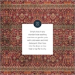 Linon Washable Wesson Polyester 2'x3' Rug in Garnet Red