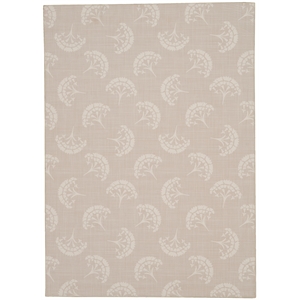 linon washable coen polyester 2'x3' rug in beige