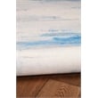 Linon Washable Wells Polyester 5'x7' Rug in Ivory