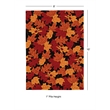 Linon Tripoli Autumn Polyester 8'x10' Rug in Black and Red