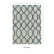 Linon Tripoli Catalon Polyester 5'x7' Area Rug in Ivory