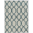 Linon Tripoli Catalon Polyester 5'x7' Area Rug in Ivory