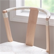Linon Dane Solid Wood and Rush Dining Chair in Natural