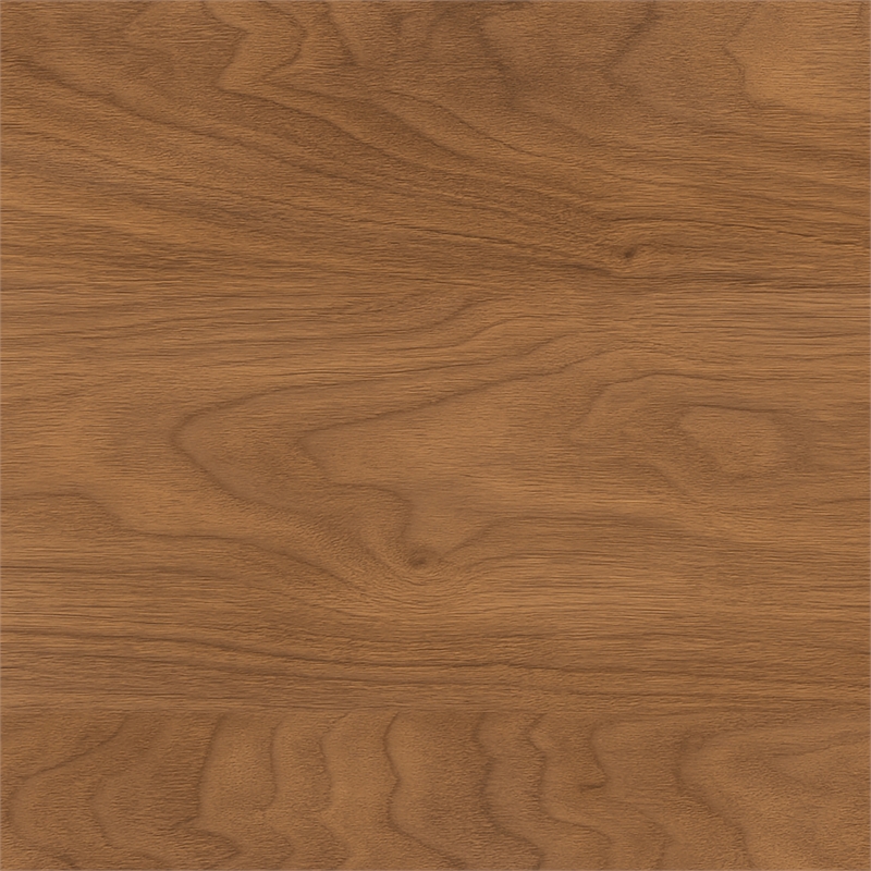 Linon Bryn Sturdy Rustic Wood Bench with White Shaggy Handwoven Cushion in Brown