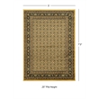 Linon Elegance Ferehan Polypropylene 5'x7'3
