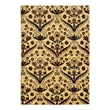 Linon Elegance Chateau Polypropylene 8'x10' Rug in Red and Green