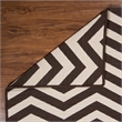 Linon Salonika Reversible Chevron Wool 2'6