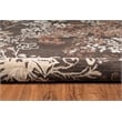 Linon Ashton Camilla Wool 9'x12' Rug in Charcoal and Gold
