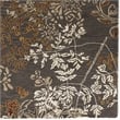 Linon Ashton Camilla Wool 9'x12' Rug in Charcoal and Gold