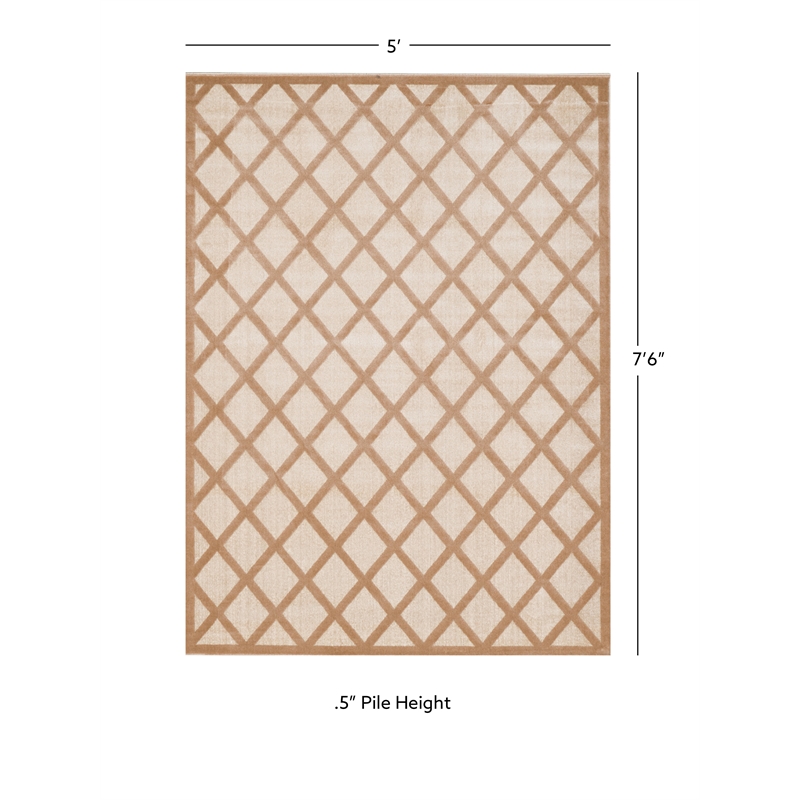 Linon Dia Lima Polypropylene 5'x7'6